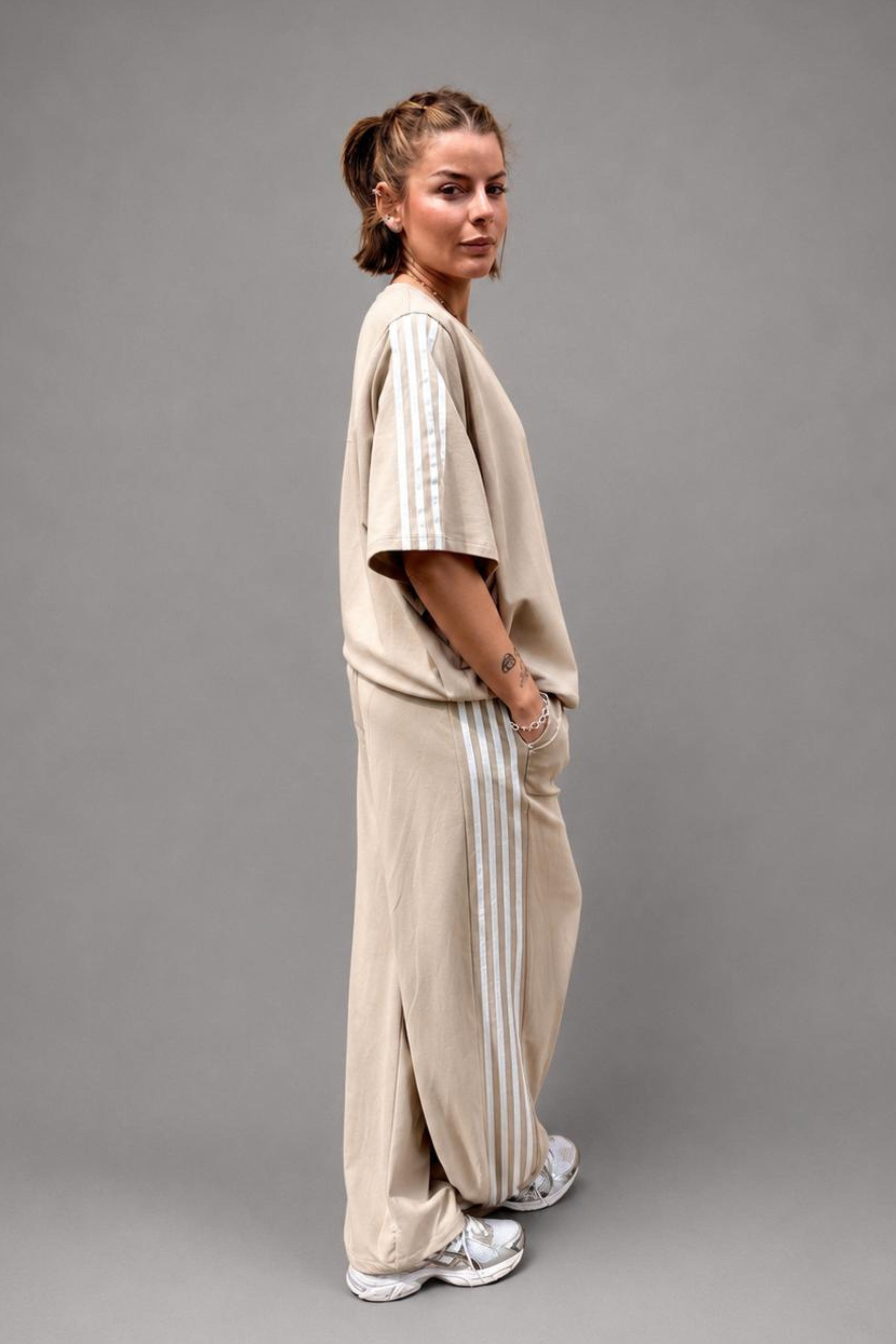 Set tuta beige Altamira Milano