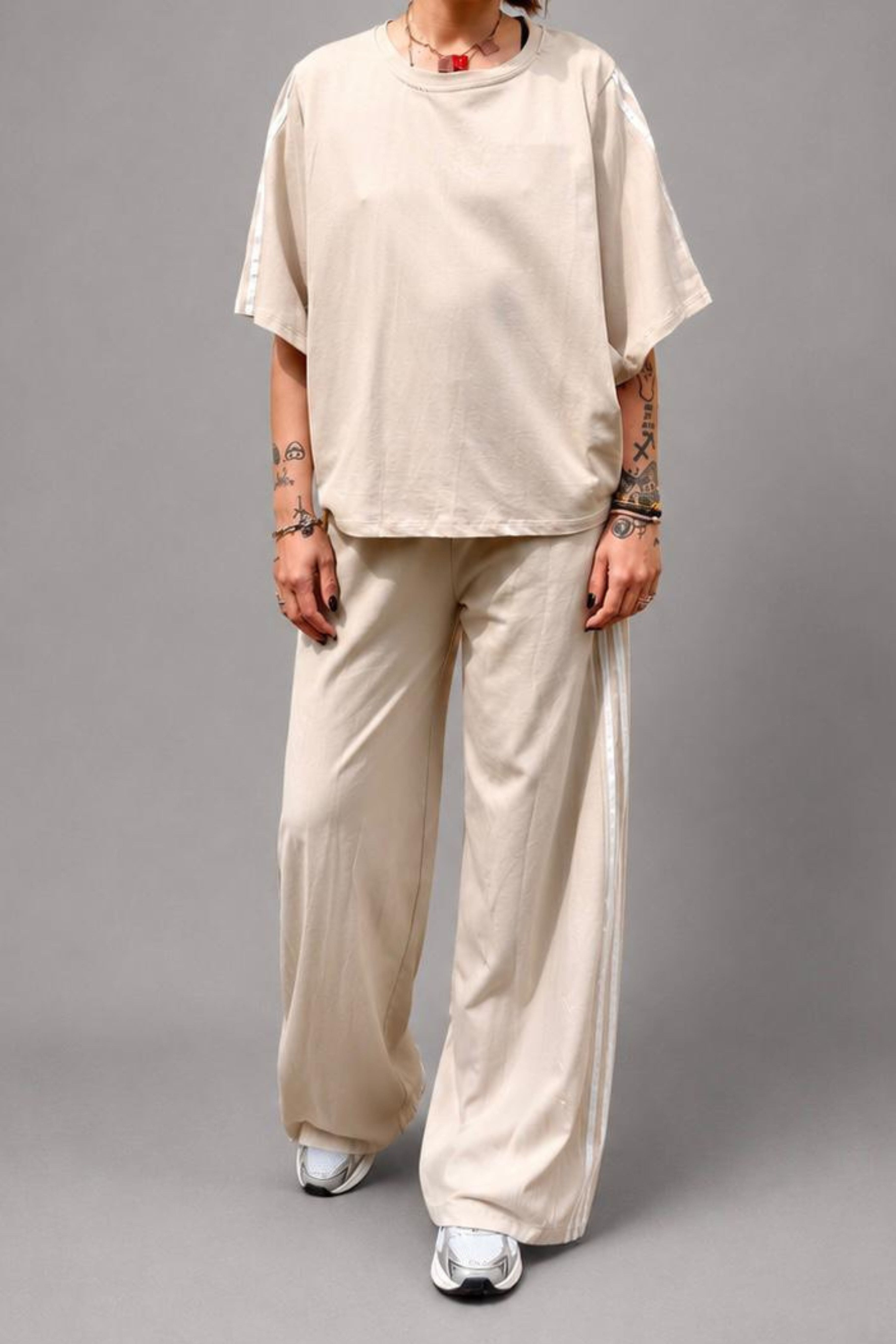 Set tuta beige Altamira Milano