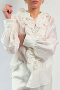 Camicia con sbuffo centrale Lumina