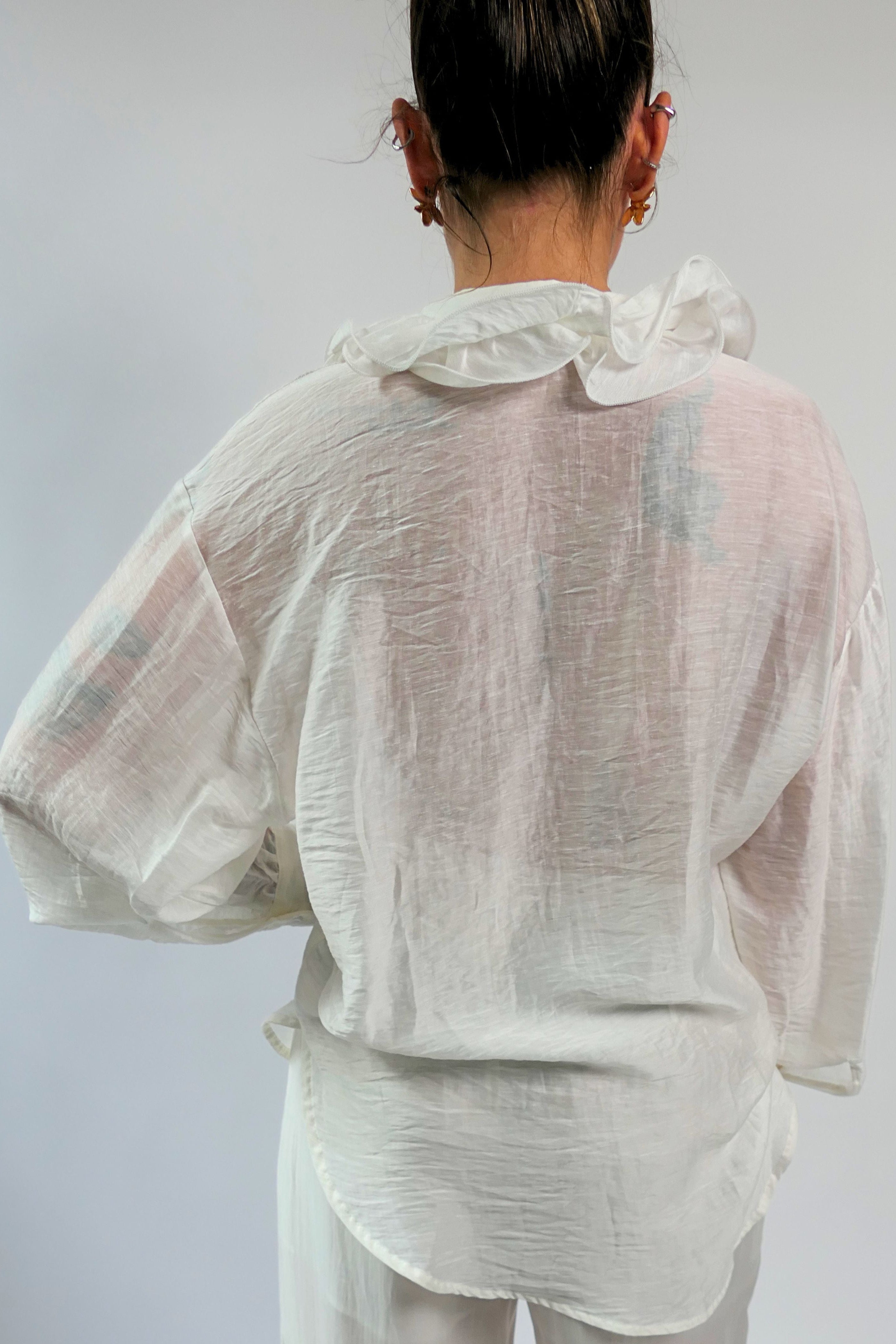 Camicia con sbuffo centrale Lumina