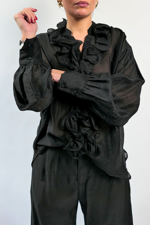 Camicia con sbuffo centrale Lumina
