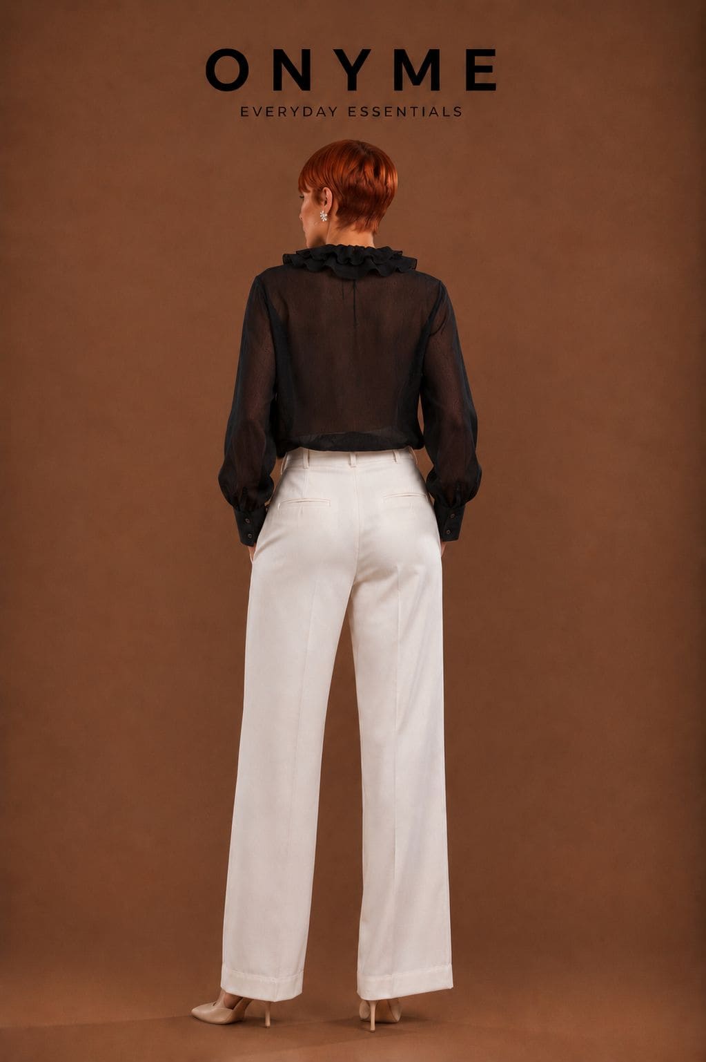 Camicia con sbuffo centrale Lumina