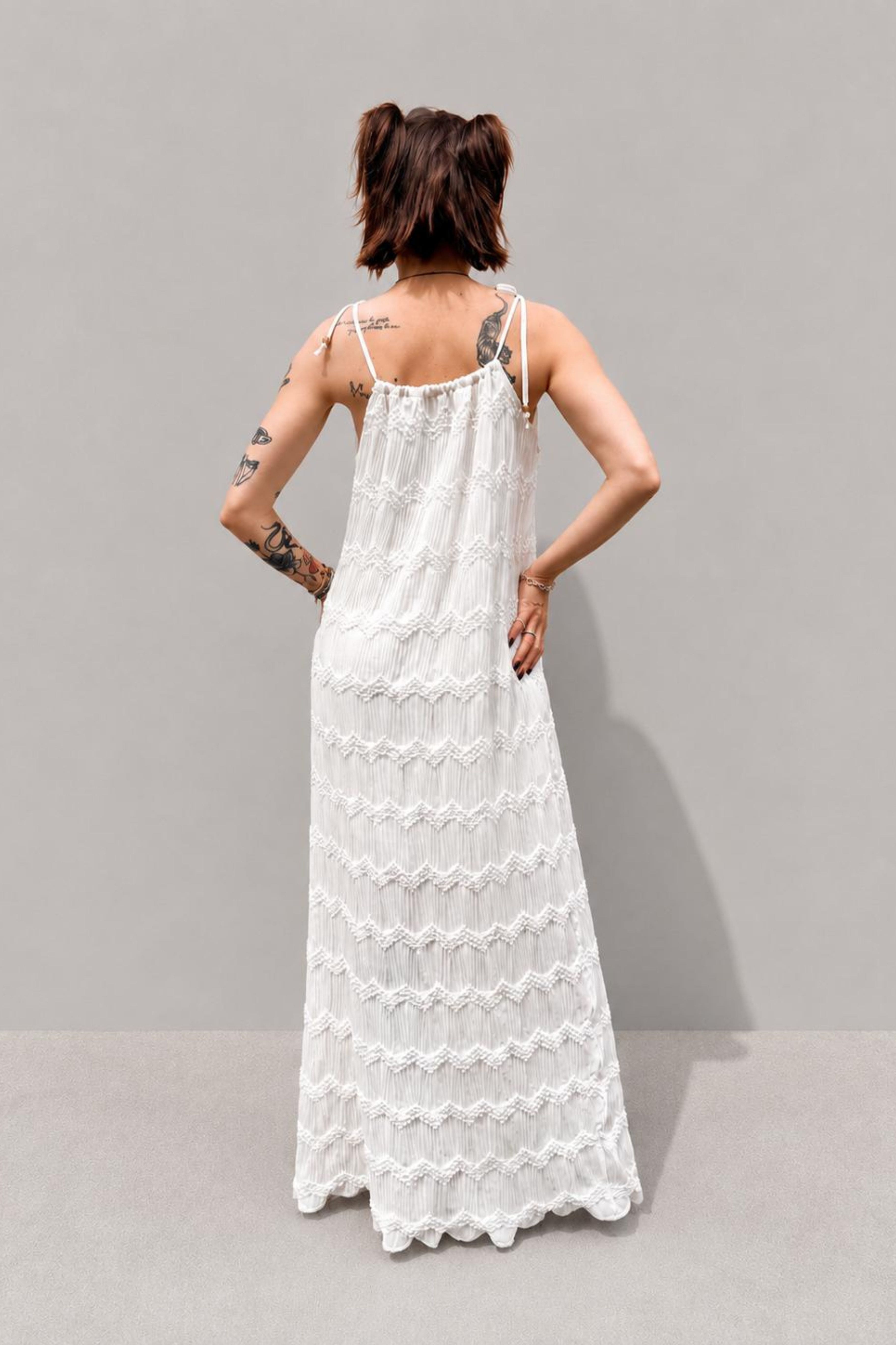 Abito lungo bianco