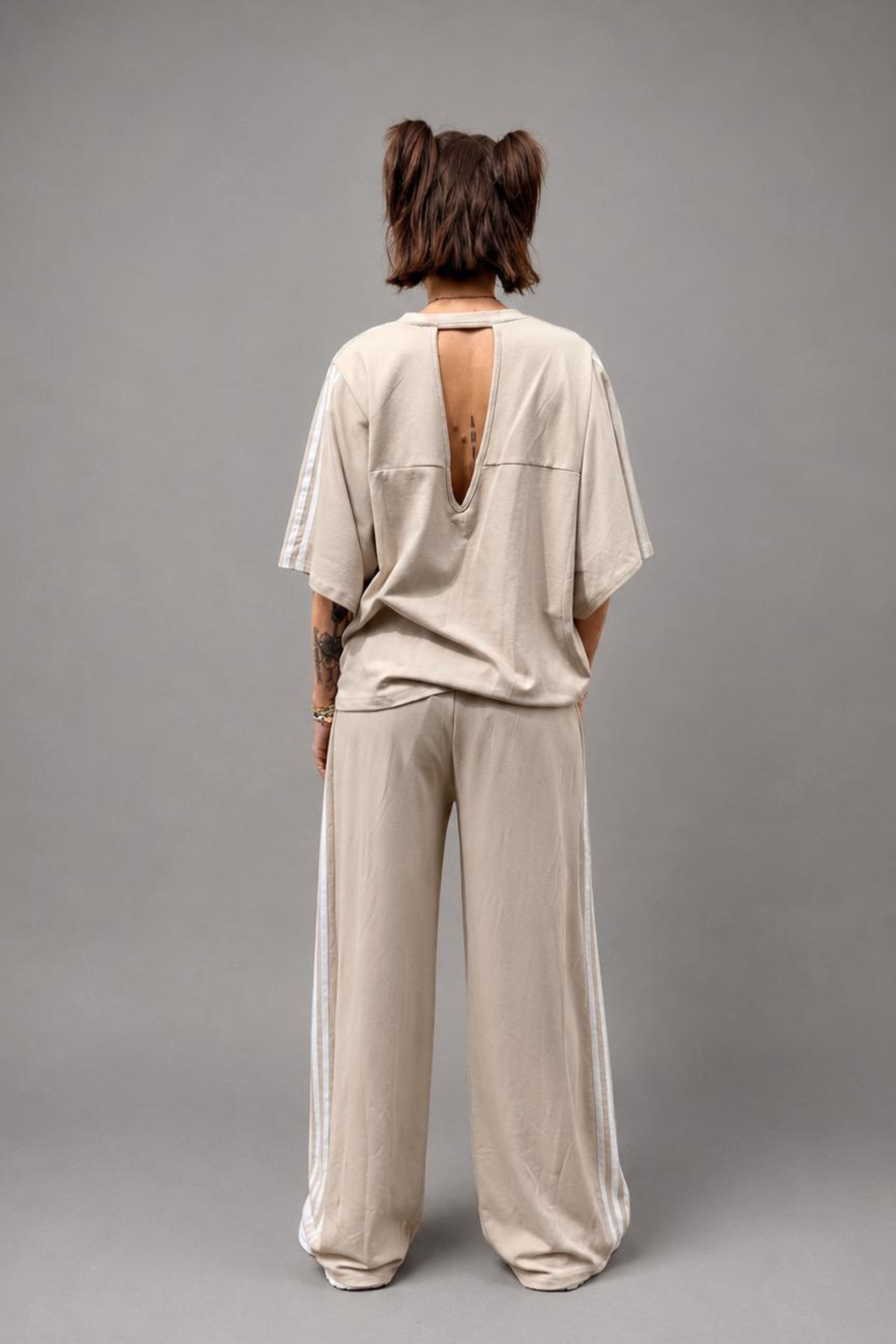 Set tuta beige Altamira Milano