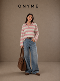Rosè stripe polo