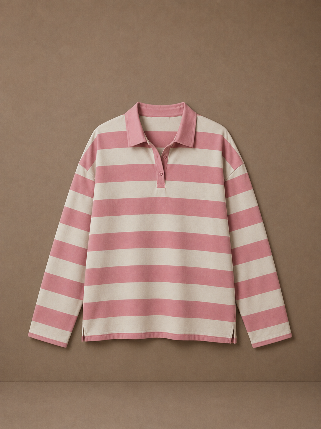 Rosè stripe polo