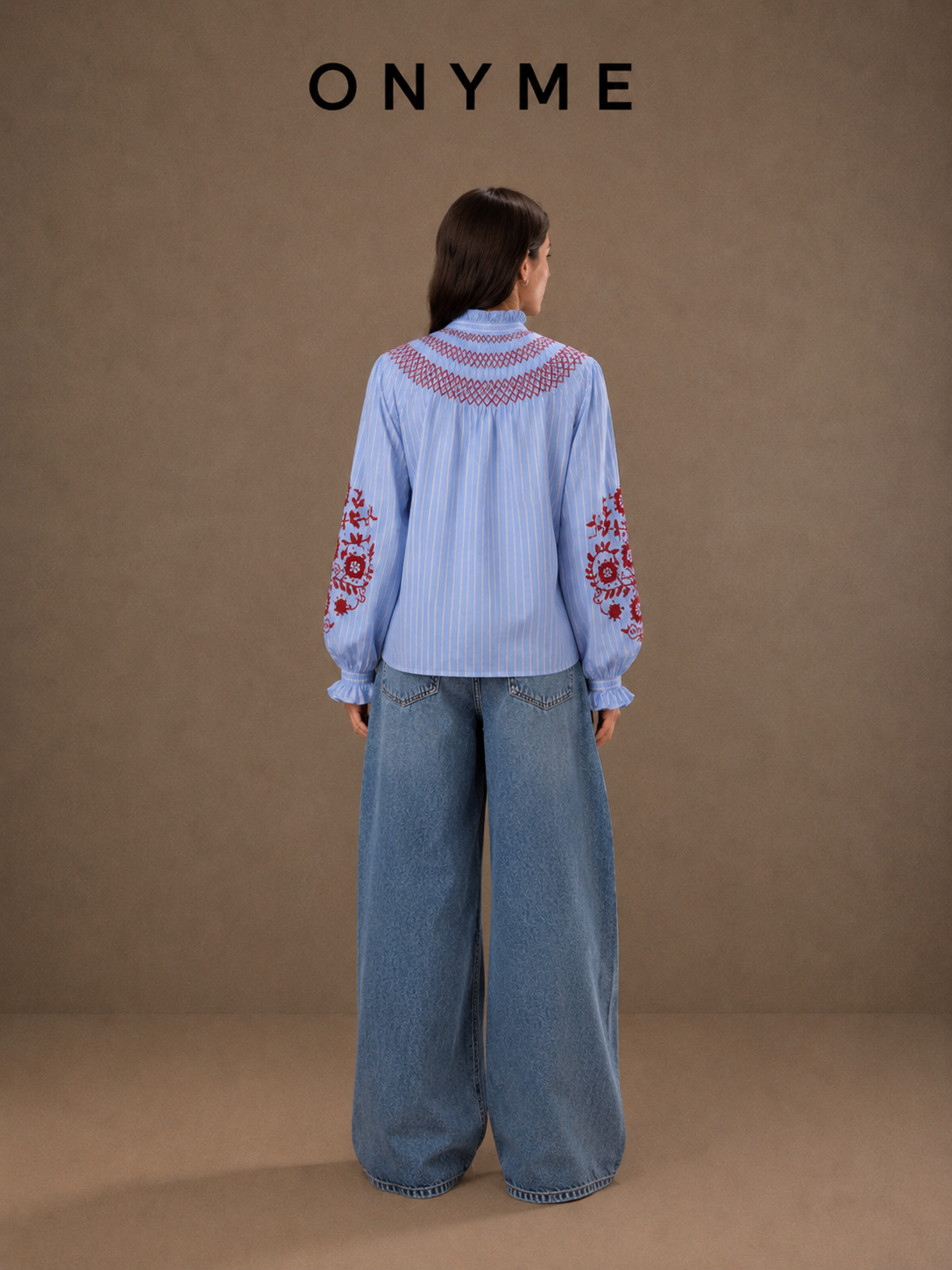 Camicia arricciata