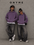 Purple wash hoodie