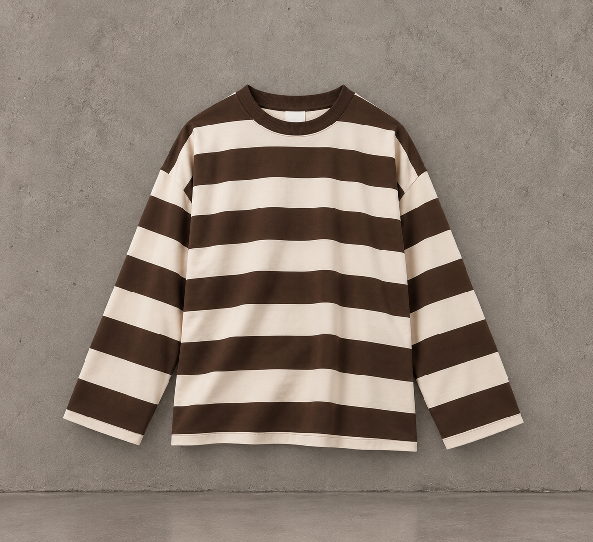 Bold strip brown