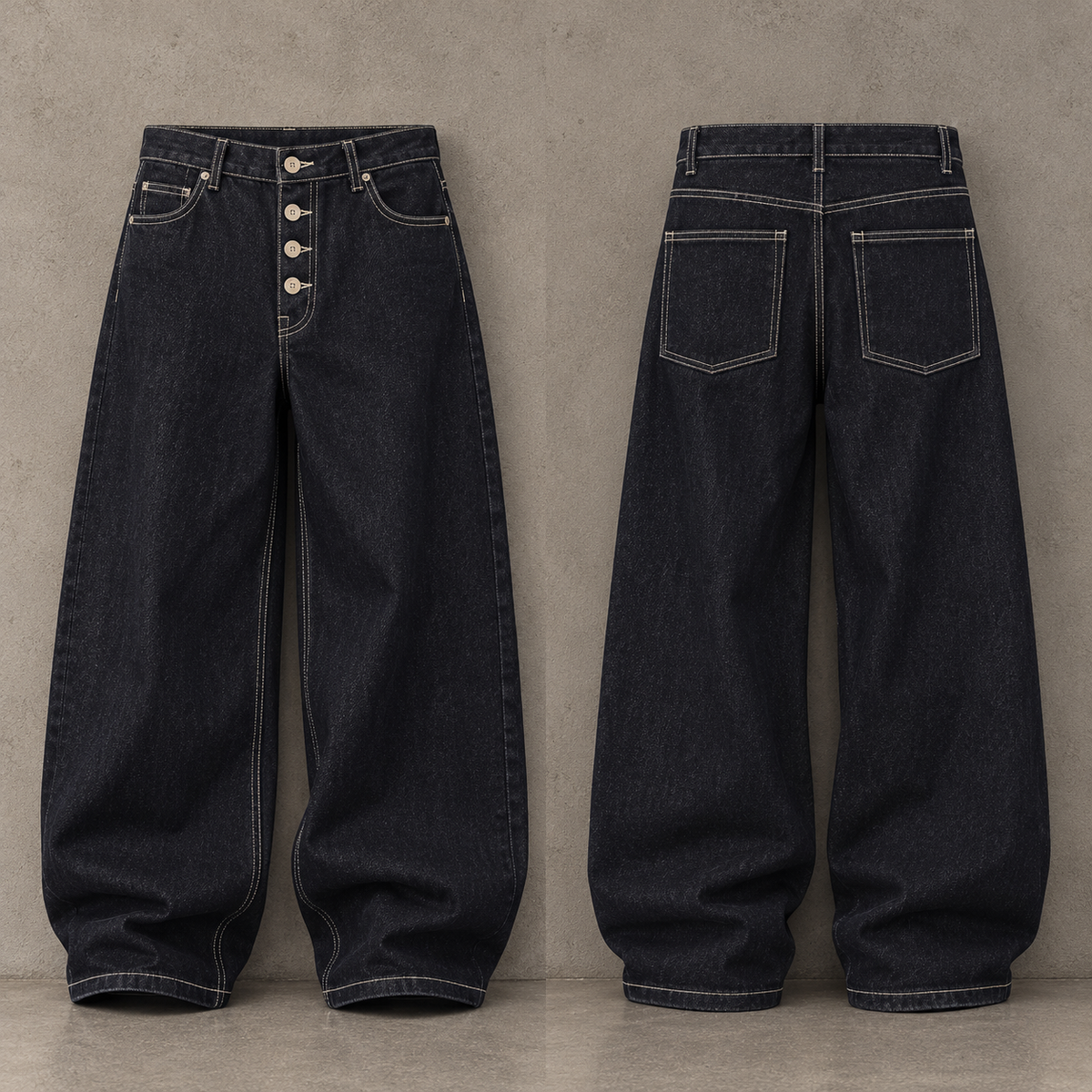 Jeans baggy blue