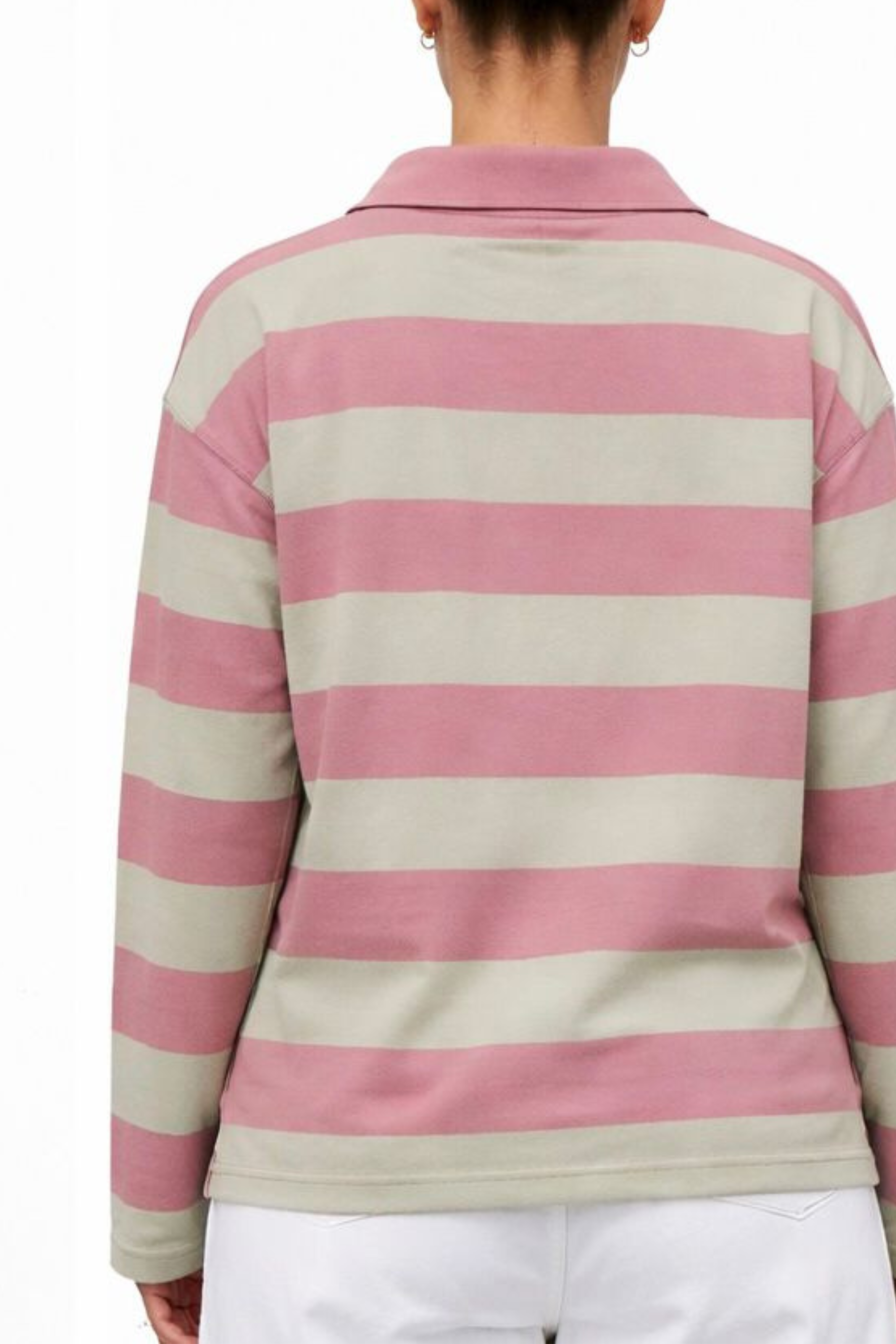 Polo maniche lunghe rosa