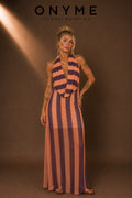 Abito Sunset Stripes