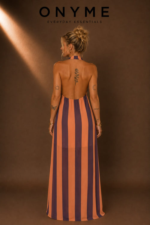 Abito Sunset Stripes