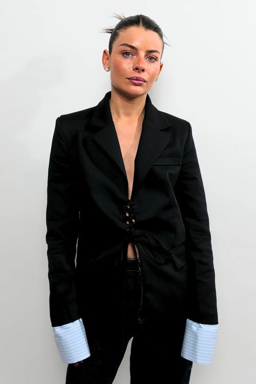 Blazer corsetto con manica camicia Lumina