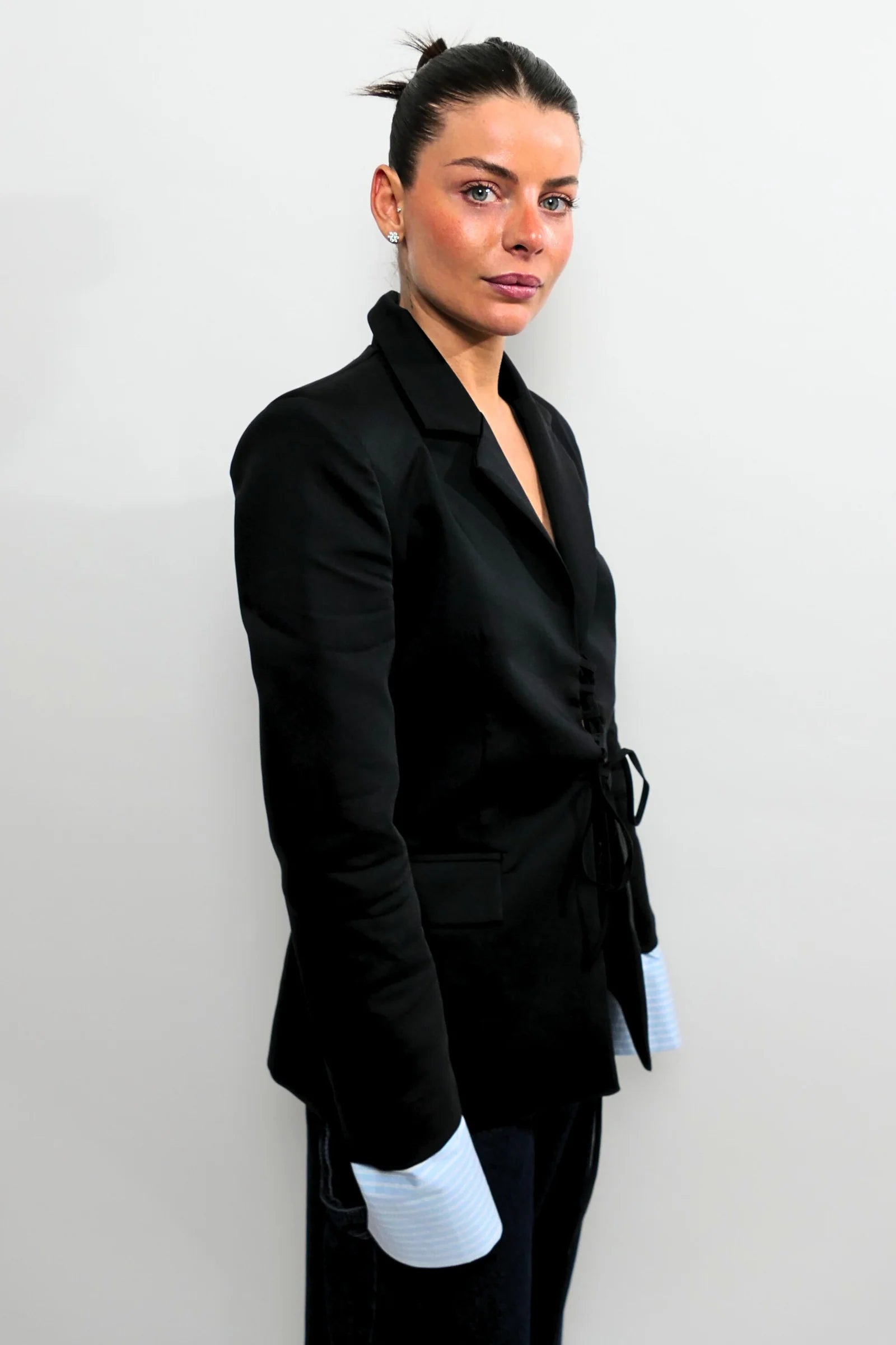 Blazer corsetto con manica camicia Lumina