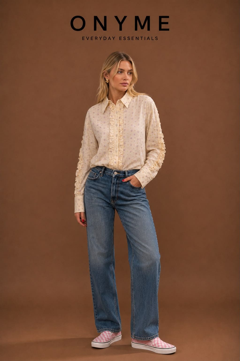 Camicia panna fantasia floreale lilla Altamira Milano