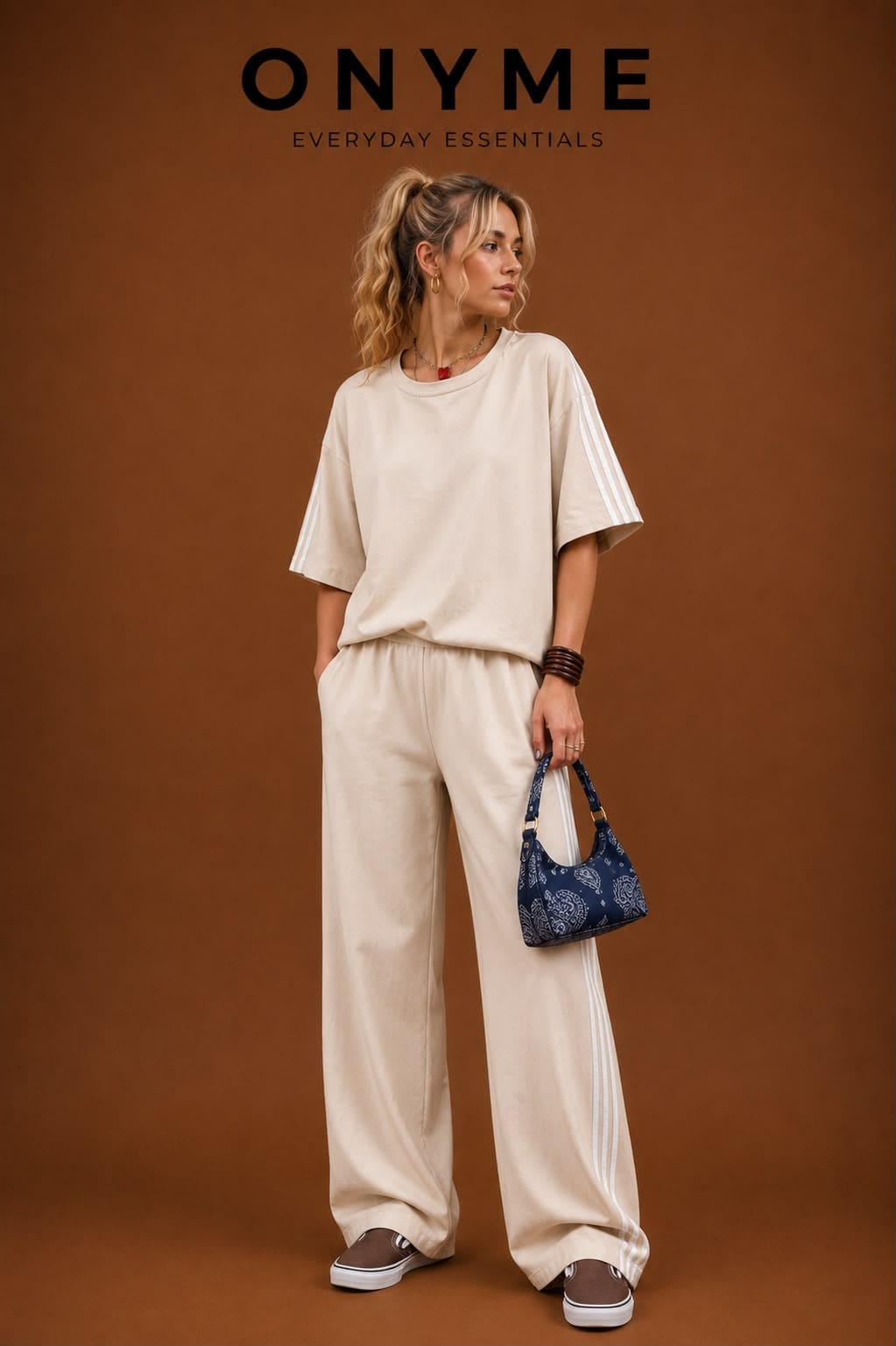 Set tuta beige Altamira Milano