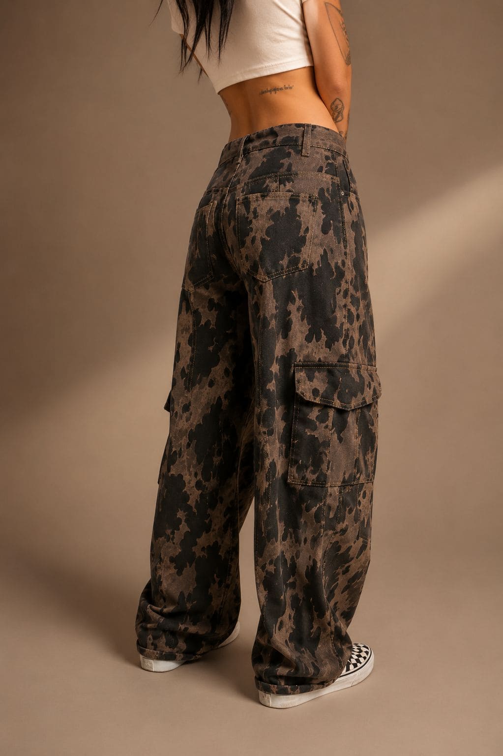 Jeans maculato