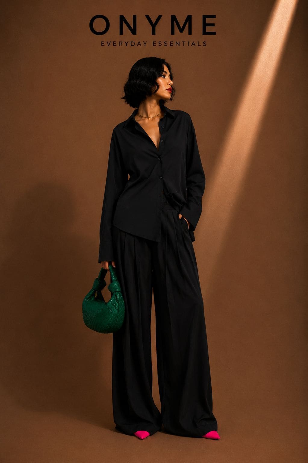 Pantalone plissettato Lumina